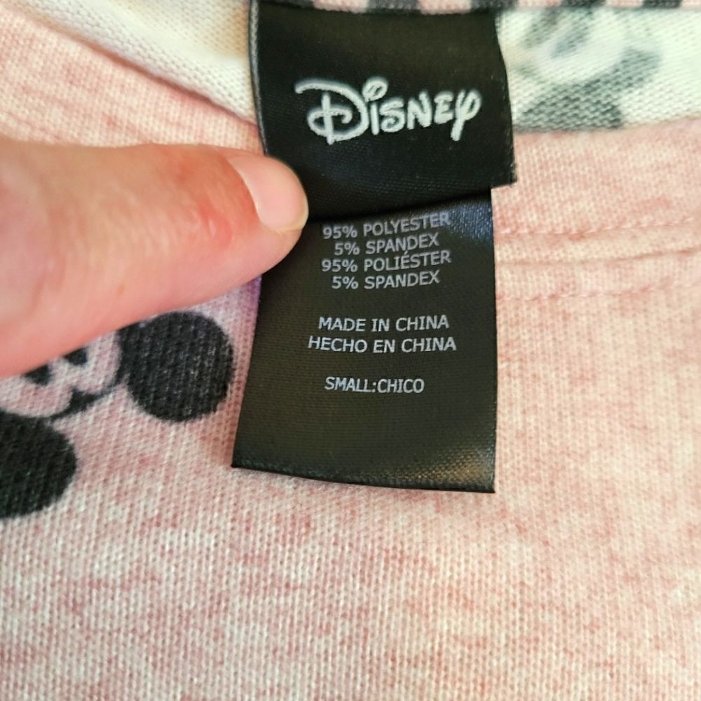 EC DISNEY MICKEY MOUSE AND MINNIE MOUSE PAJAMA SET W/ POCKETS SZ.S - Picture 2 of 7